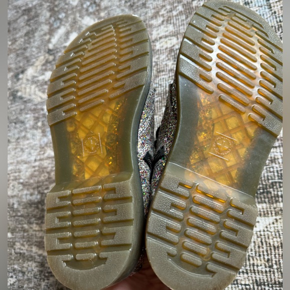 Dr.Marten's Junior 1460 Chunky Glitter Boots Kids Size 4 - Picture 6 of 13